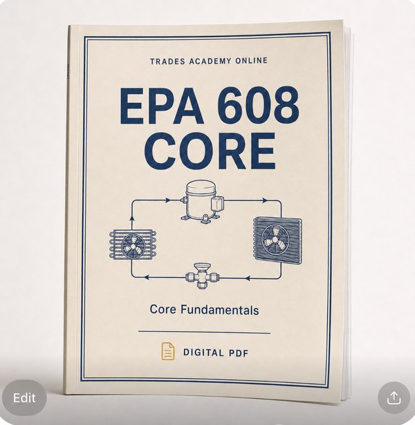 EPA 608 Core Study Guide cover